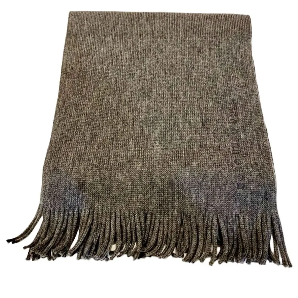 NWOT Hugo‎ Boss Gray Acrylic Winter Scarf